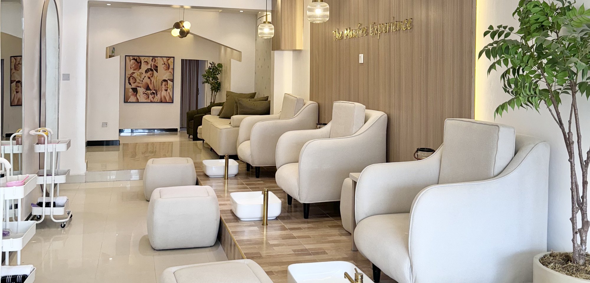 The treatment lounge at the Maufire clinic